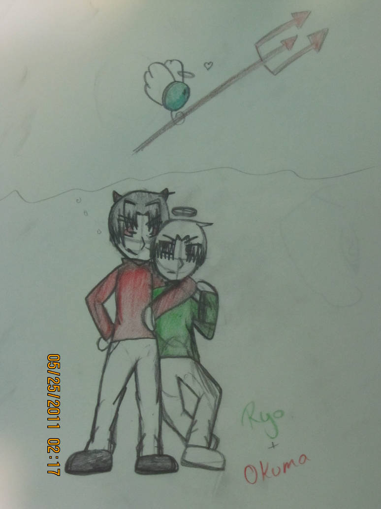Okuma Ryo Ryo Okuma umm...buddies? by MxanimefanxS on DeviantArt