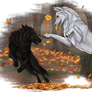 Finished Autumn wolf YCH