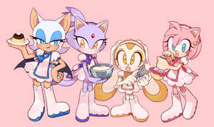 Ojamajo Doremi x sonic girls