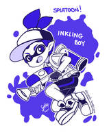 Splatoon - Inkling boy [NO COLOR]