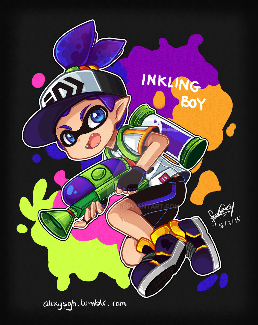 Splatoon - Inkling boy by SandraGH on DeviantArt
