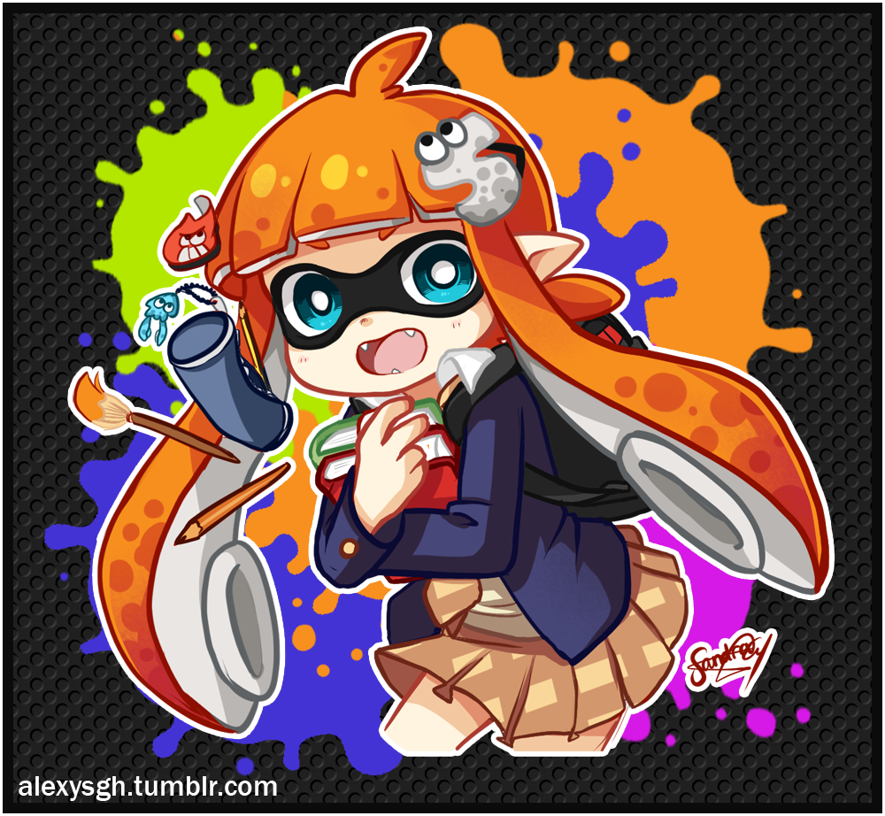 Splatoon - Student Inkling by SandraGH on DeviantArt