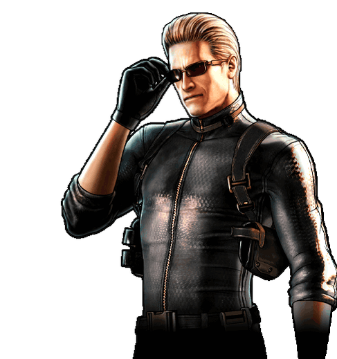 Albert Wesker The Mercenaries 3D [PNG]