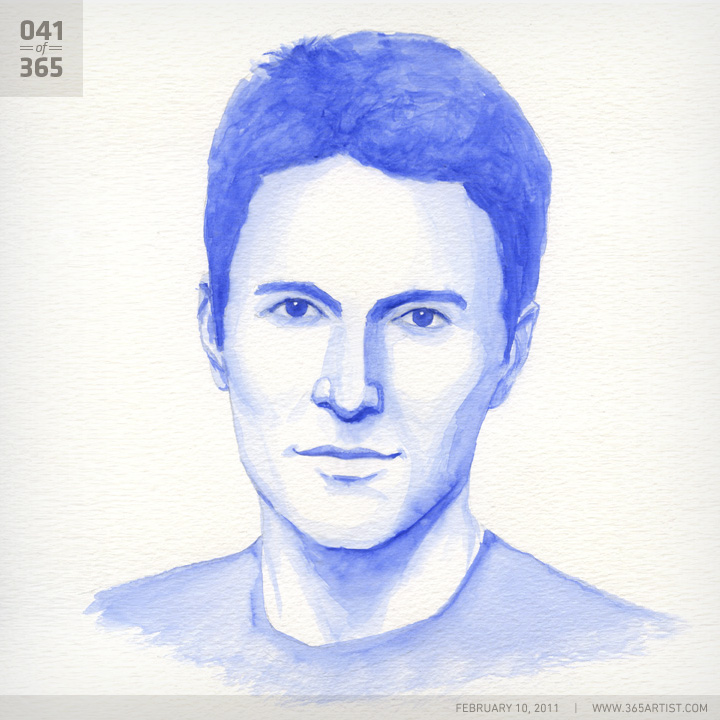 041: Tim Daly Watercolor