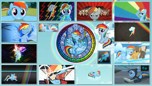 Rainbow Dash Stained Wallpapers