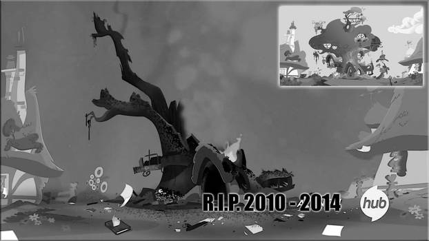 Twilight Sparkle - Tree House - R.I.P. - Destroyed