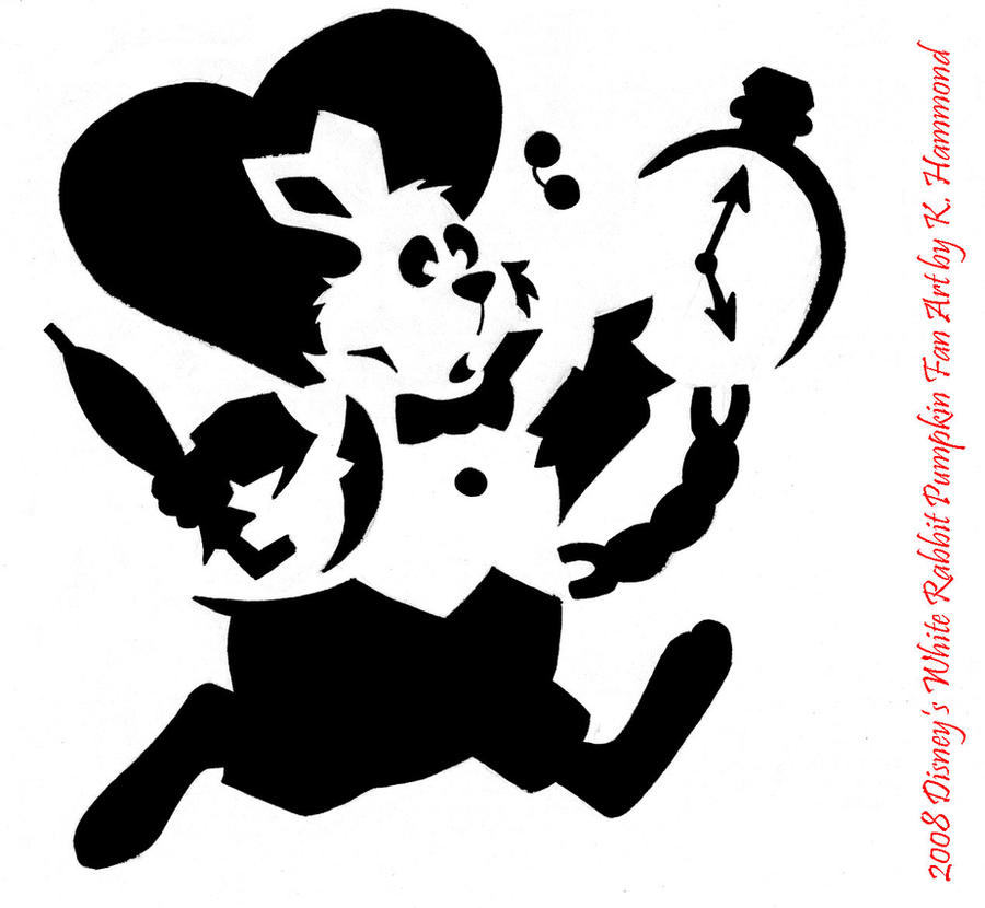 White Rabbit Pumpkin Pattern by jadewik on DeviantArt disney-alice-in-wonderland-cheshire-cat-free-pumpkin-stencil-pumpkin-pattern-pumpkin-template-jack-o-lantern-stencil-r-pumpkinstencils