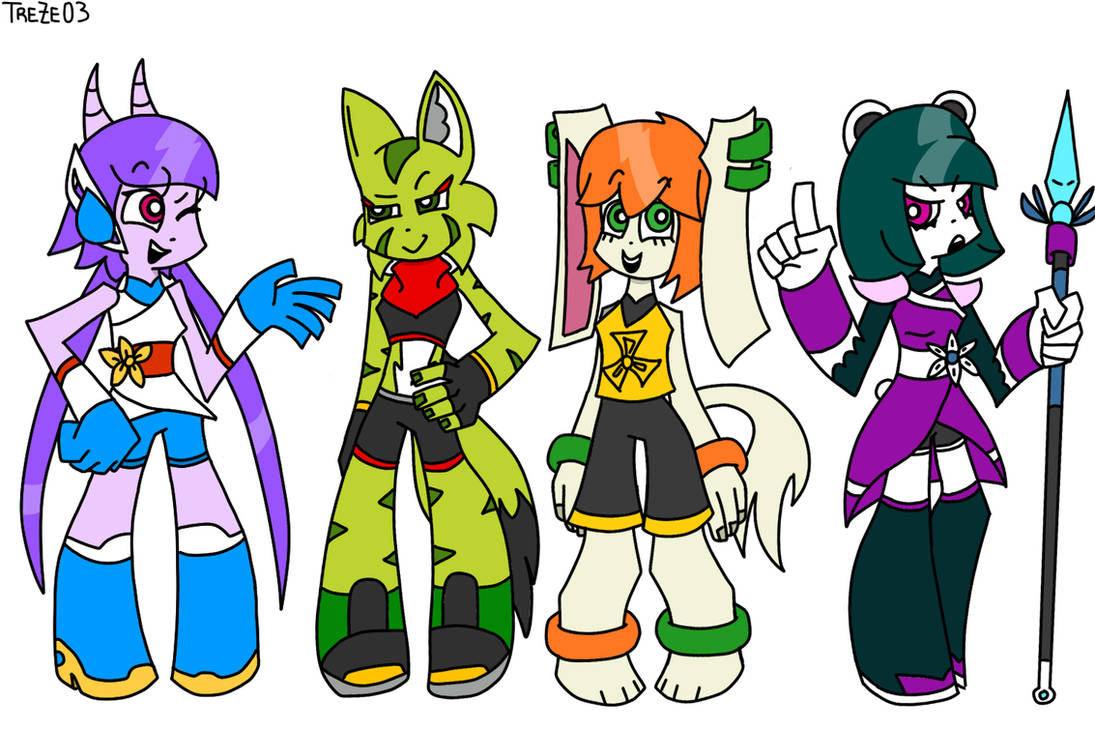 Trezeo Freedom Planet 2 but in Panty and Stocking style by TreZeO3 on DeviantArt