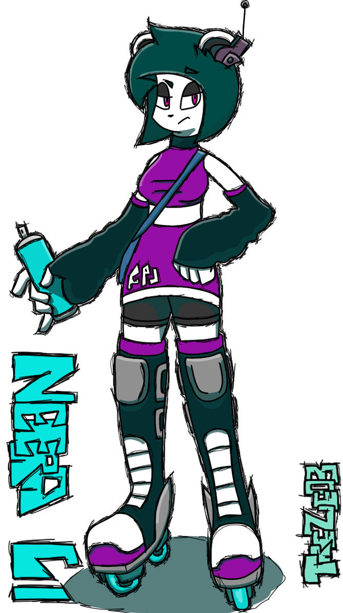 Trezeo Neera Li in Jet Set Radio style by TreZeO3 on DeviantArt