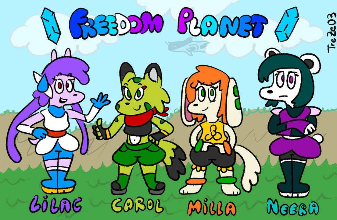 Trezeo Freedom Planet 2 but in a children's show style by TreZeO3 on DeviantArt