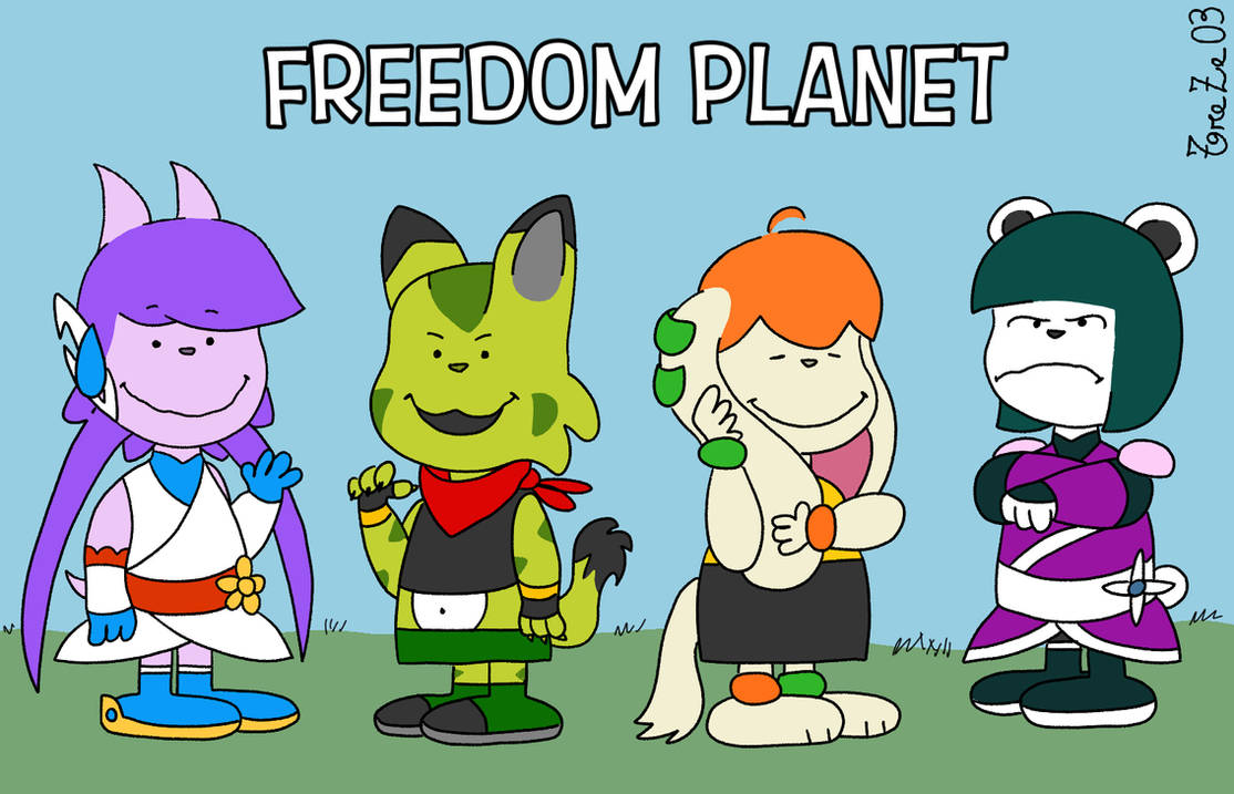 Trezeo Freedom Planet but in Peanuts/Charlie Brown style by TreZeO3 on DeviantArt