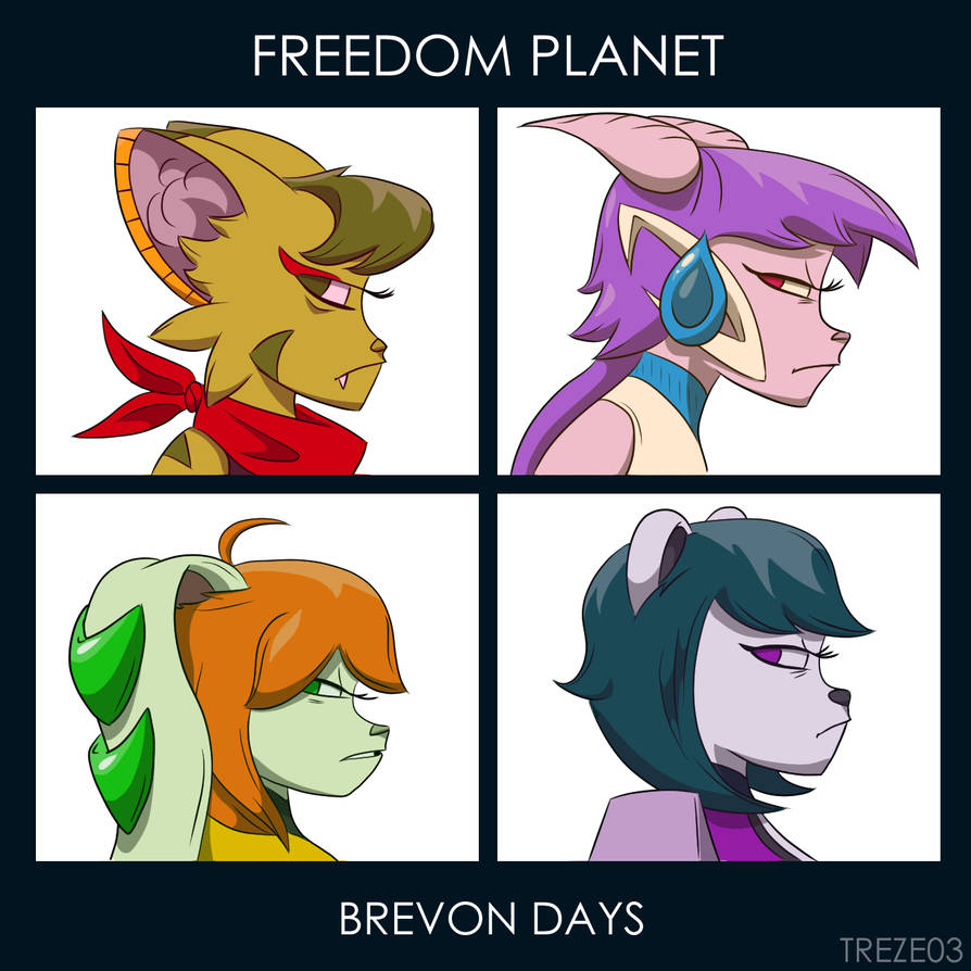 Trezeo Freedom Planet 2 Gorillaz album style: Brevon Days by TreZeO3 on DeviantArt
