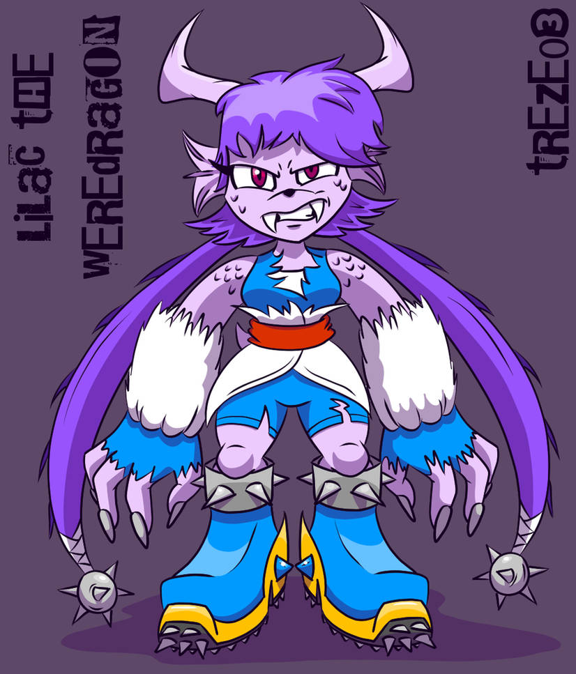 Trezeo Lilac the Weredragon by TreZeO3 on DeviantArt