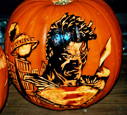 Superman Pumpkin