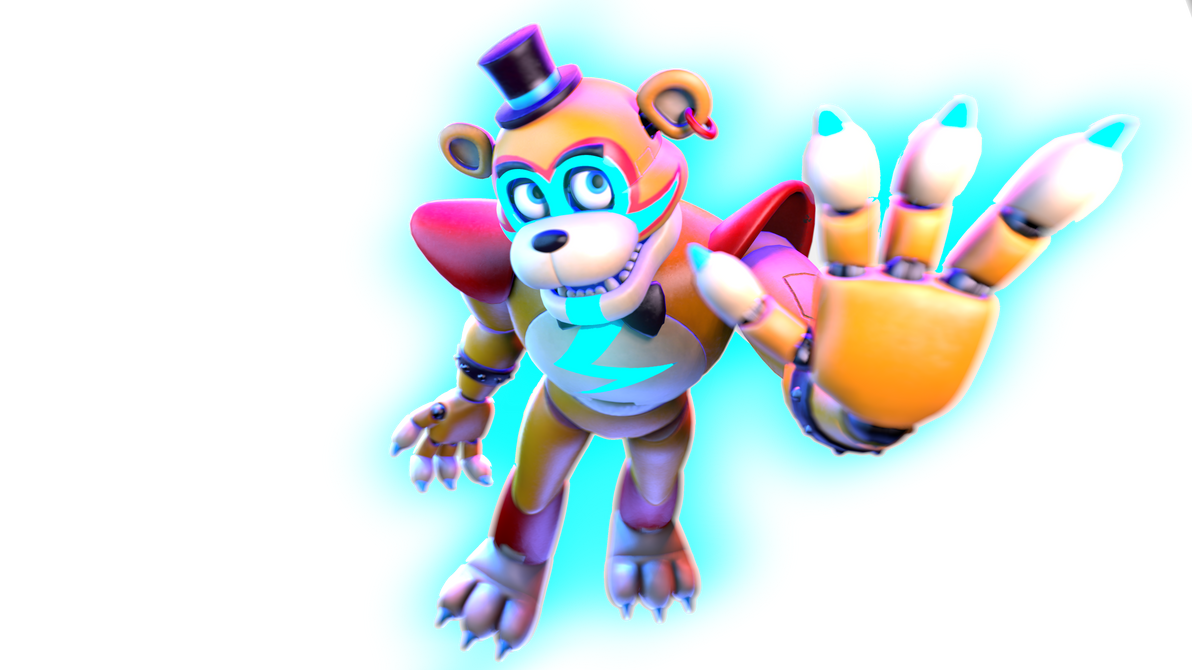 Glamrock Freddy render by bellcri on DeviantArt