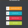 Flat Web Buttons Vector Free Download