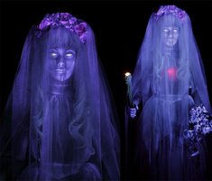 Haunted Mansion bride in Tokyo Disneyland