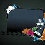 Black-Grafitti-PPT-Backgrounds