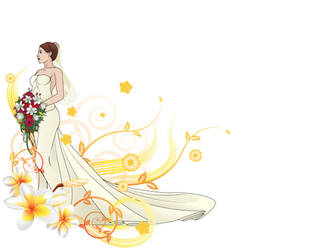 Beautiful Bride PPT Backgrounds