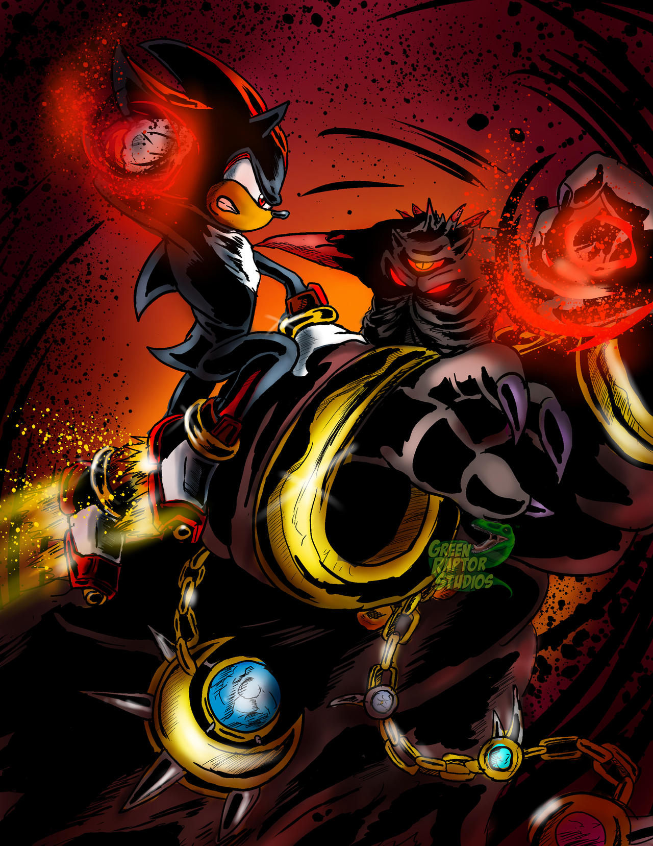 Shadowdoom Shadow Vs Black Doom by Pete-Da-Graptor on DeviantArt