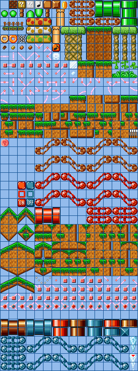 SMM2: SMB1 Ground Tileset All-Star Styled by NoobGuy519 on DeviantArt