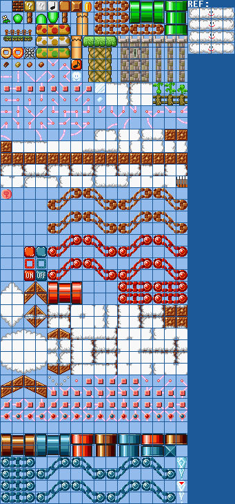SMM2: SMB1 Sky Tileset All-Star Styled by NoobGuy519 on DeviantArt