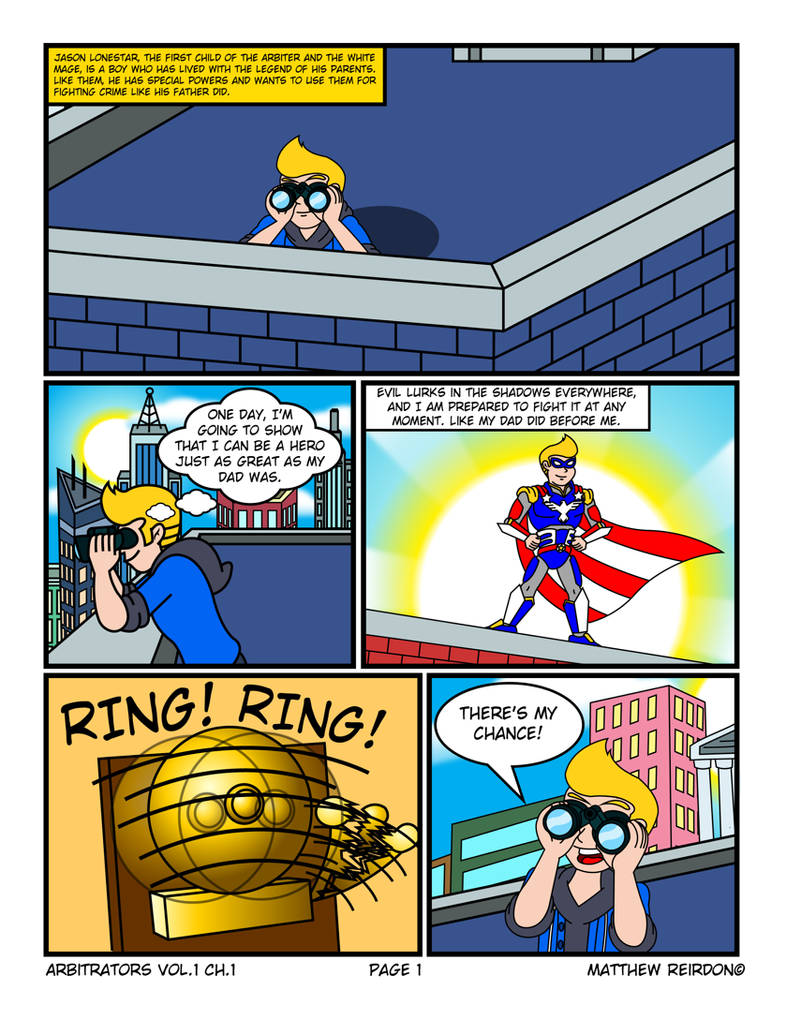 The Arbitrators Vol.1 Ch.1 Splash Page by Greninja-Guy97 on DeviantArt