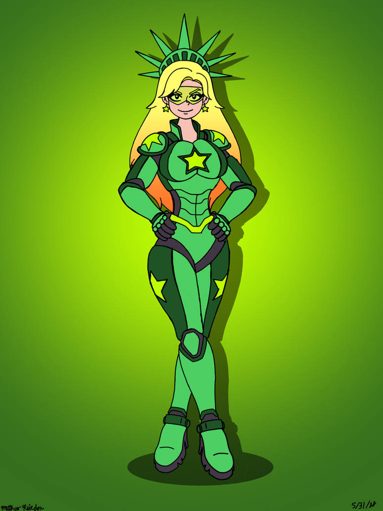 Liberty Deviantart Lady Liberty (Final Design) by MightyMan197 on DeviantArt