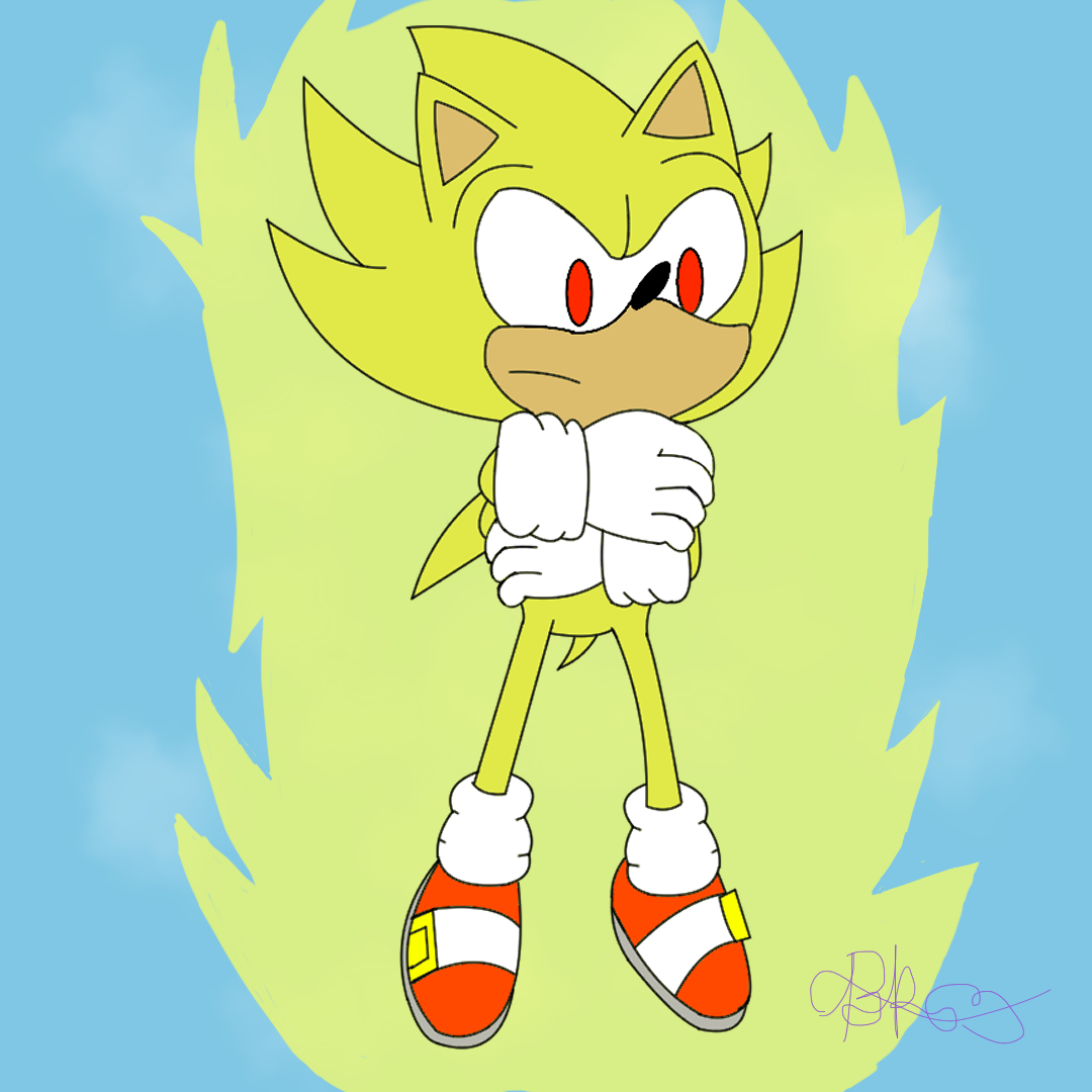 super sonic by artsonx on DeviantArt