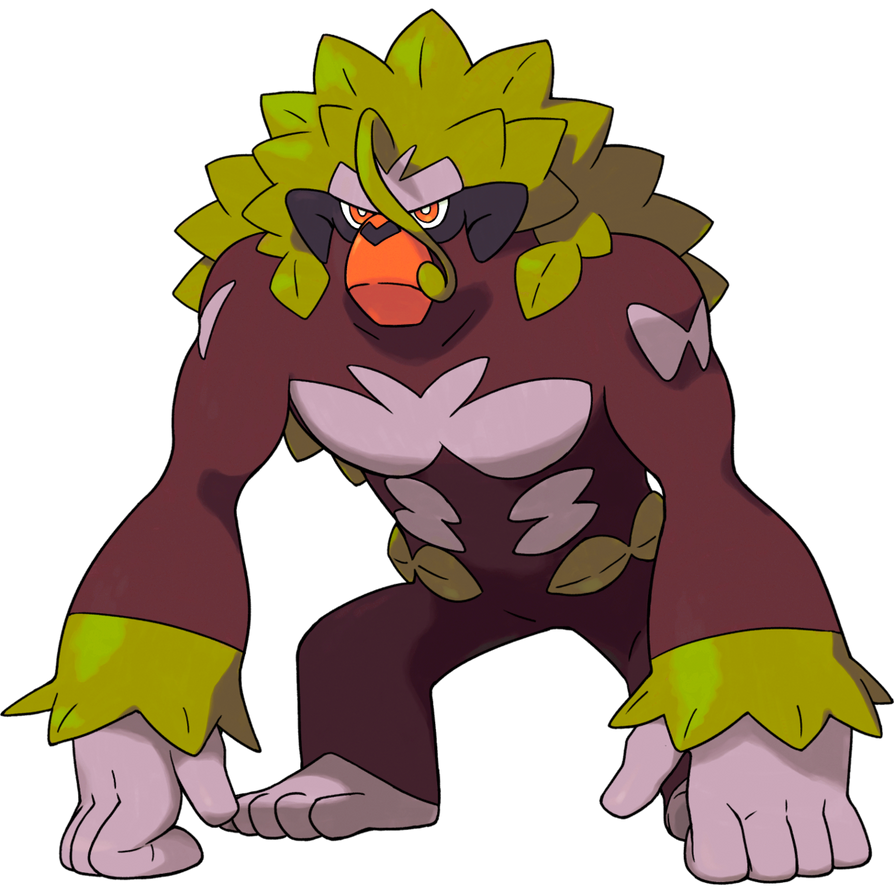 Shiny Rillaboom by Fletchii on DeviantArt