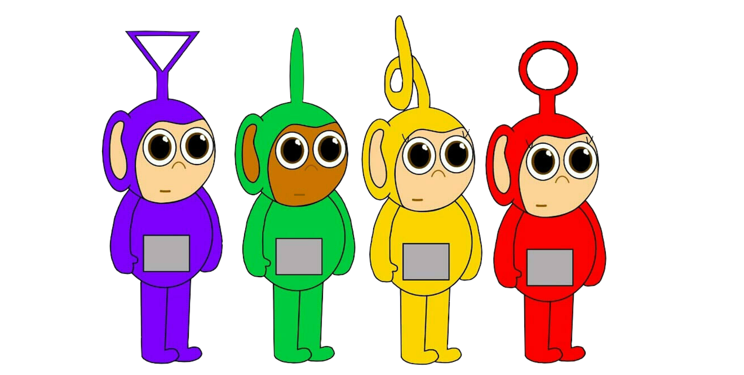 Slendytubbies 4 teletubbies by LightingRedTubby on DeviantArt