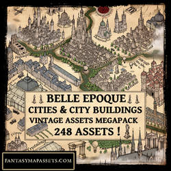 Belle Epoque Cities - Fantasy Map Assets