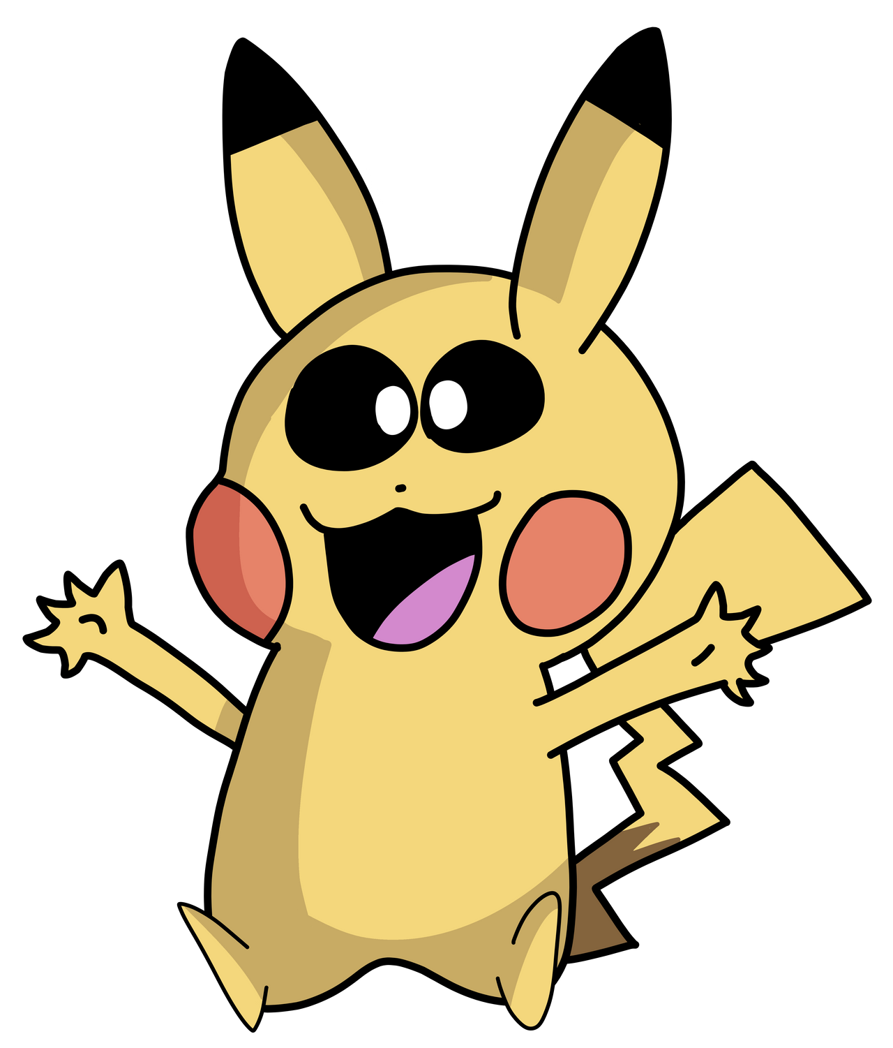 Pikachu (025) by Brawnbear on DeviantArt