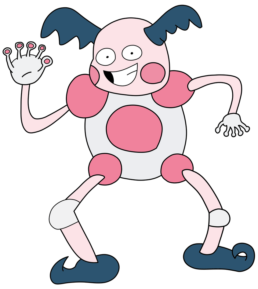Mr. Mime (122) by Brawnbear on DeviantArt