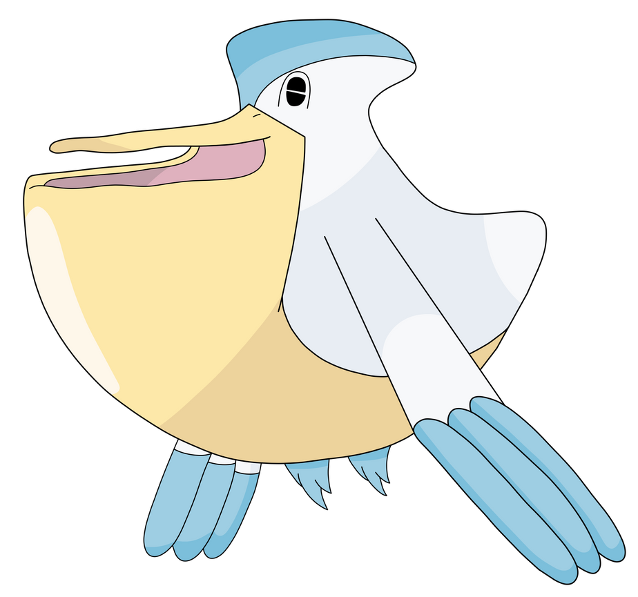 Pelipper (279) by Brawnbear on DeviantArt