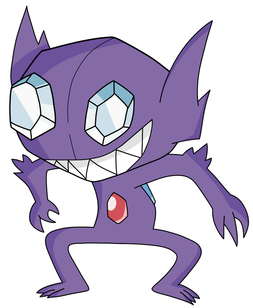 Sableye (302) by Brawnbear on DeviantArt