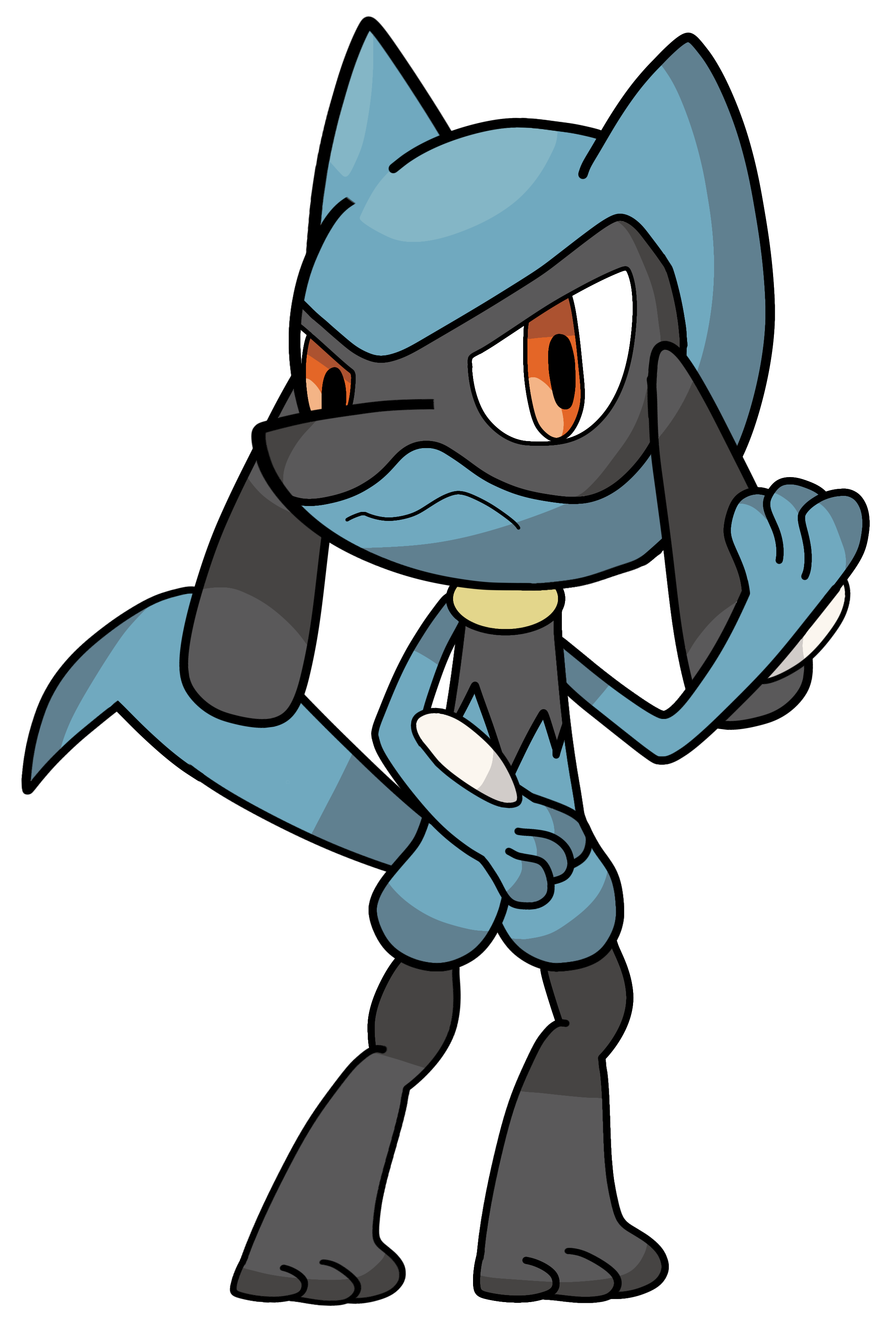 Vampire Riolu Riolu (447) by Brawnbear on DeviantArt