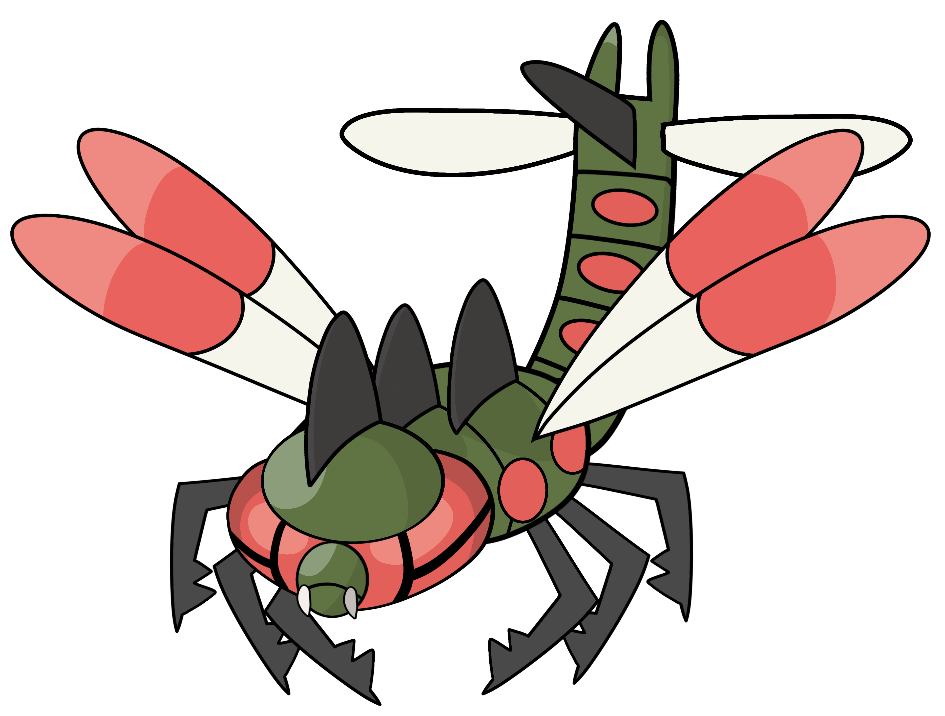 Yanmega (469) by Brawnbear on DeviantArt