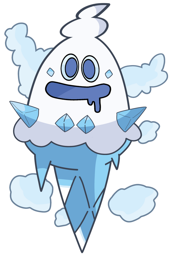 Pokemon 583 Vanillish (583) by Brawnbear on DeviantArt
