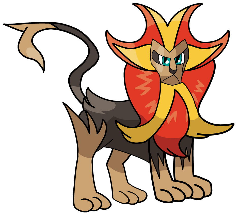 Pyroar (668) by Brawnbear on DeviantArt