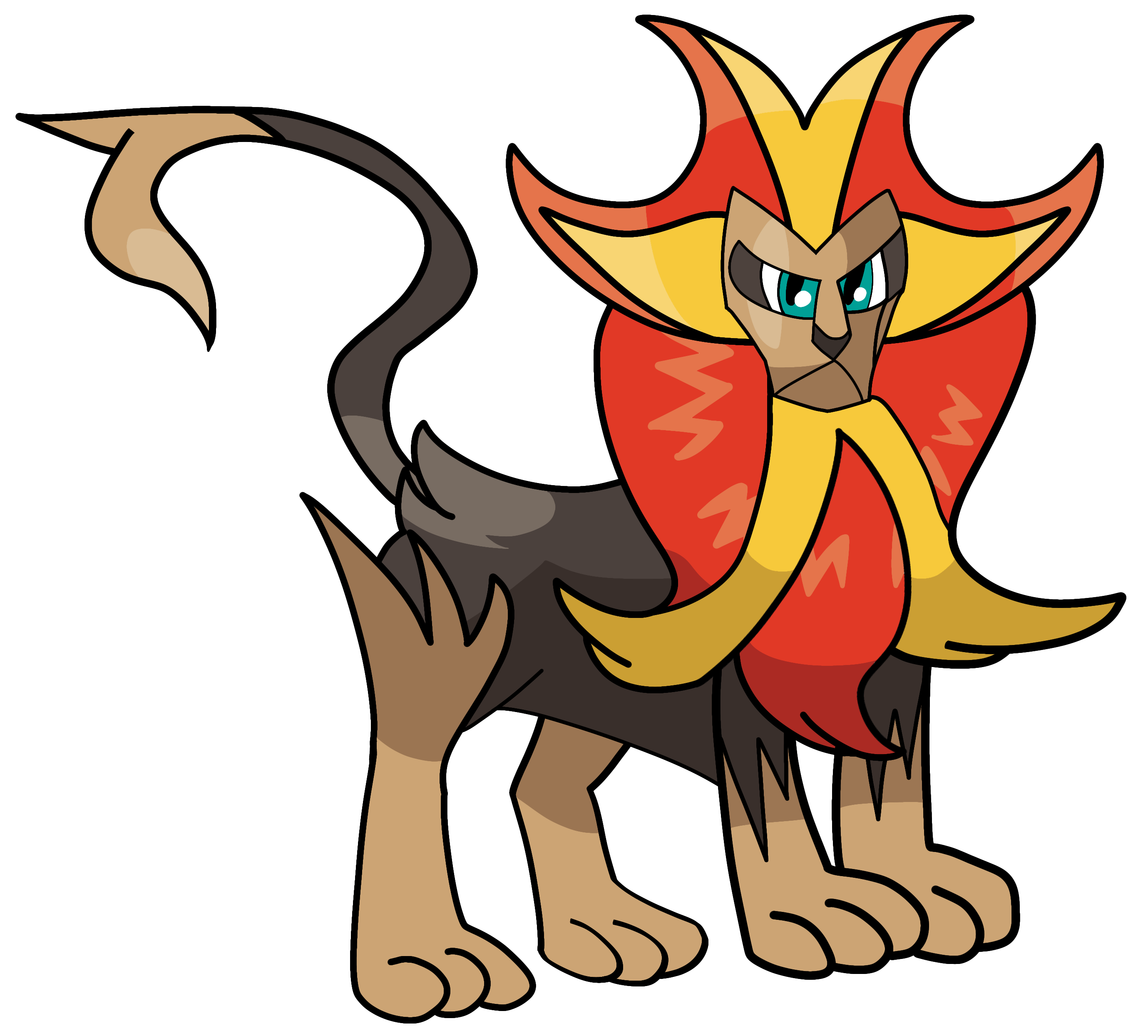 Pyroar Posters Pyroar (668) by Brawnbear on DeviantArt
