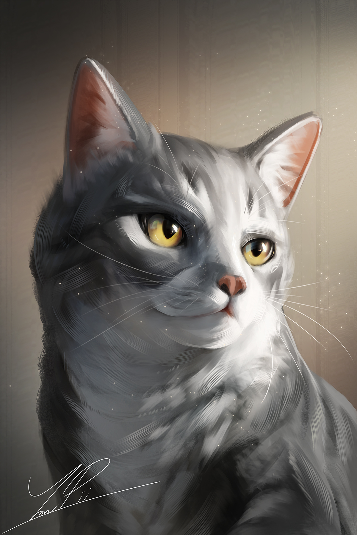 Cat by YonPiiArt on DeviantArt