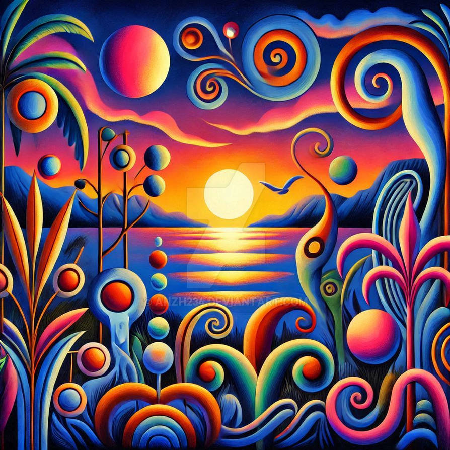 Whimsy in the Sunset by anzh234 on DeviantArt