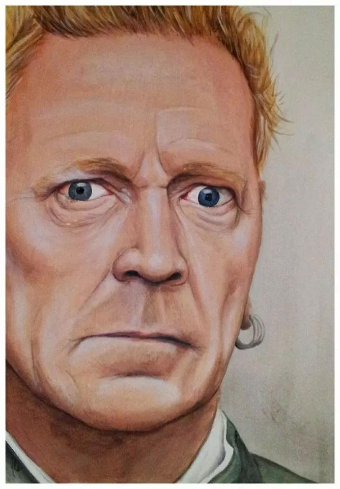 Johny Rotten Colouring Johnny rotten by diz-mon on DeviantArt