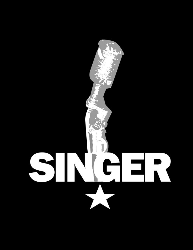 SINGER LOGO by grafikdzine on DeviantArt