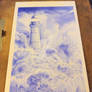 Lighthouse in the storm.