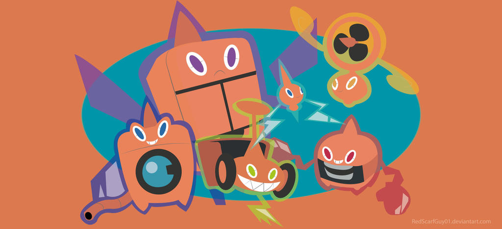 Rotom Rumbel Rotom Wallpaper by RedScarfGuy01 on DeviantArt