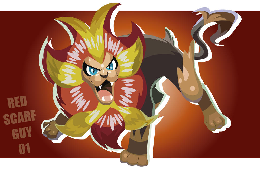 Pyroar Detailed by RedScarfGuy01 on DeviantArt