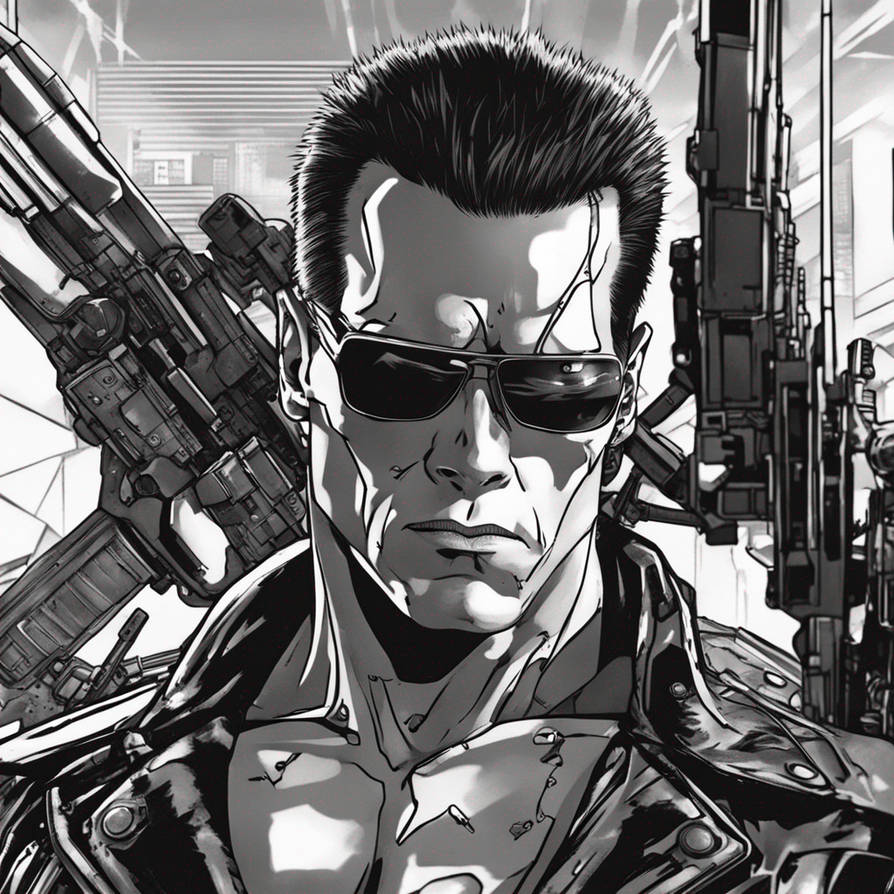 Terminator into Manga style by junior174 on DeviantArt