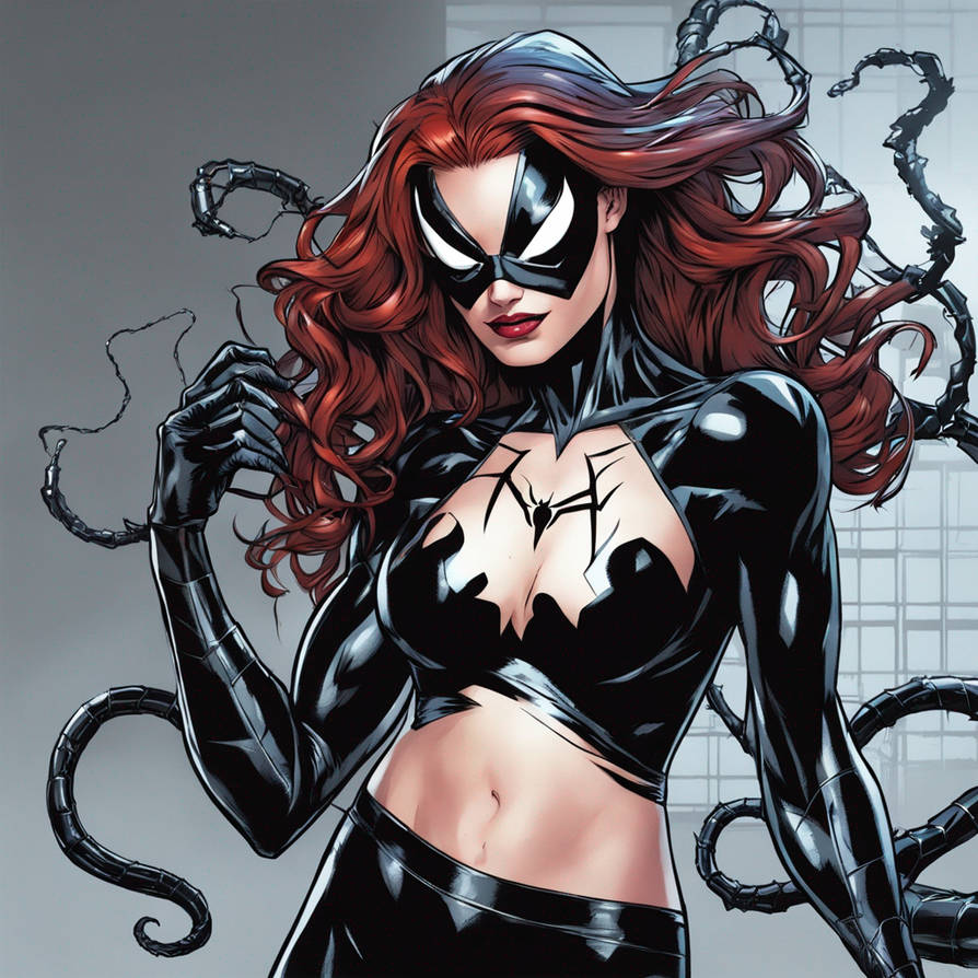 Mary Jane from Spider-Man as venom
